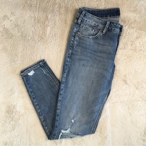 Silver Jeans Elyse Distressed Super Skinny Jeans Size 29